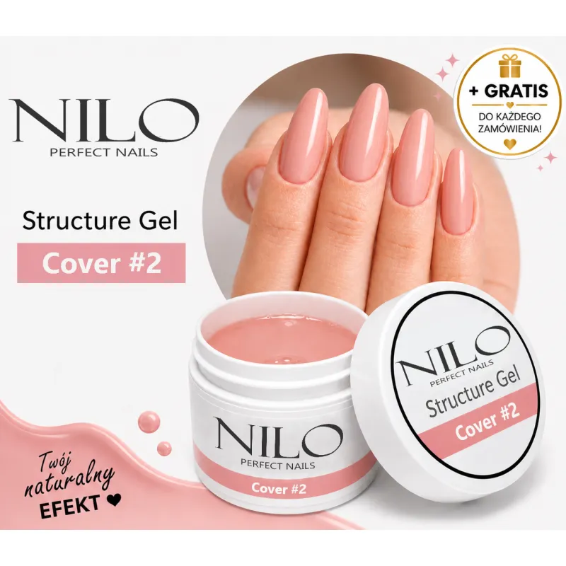 Żel Budujący 15g Perfect Hard Gel Cover #2 NILO Perfect Nails